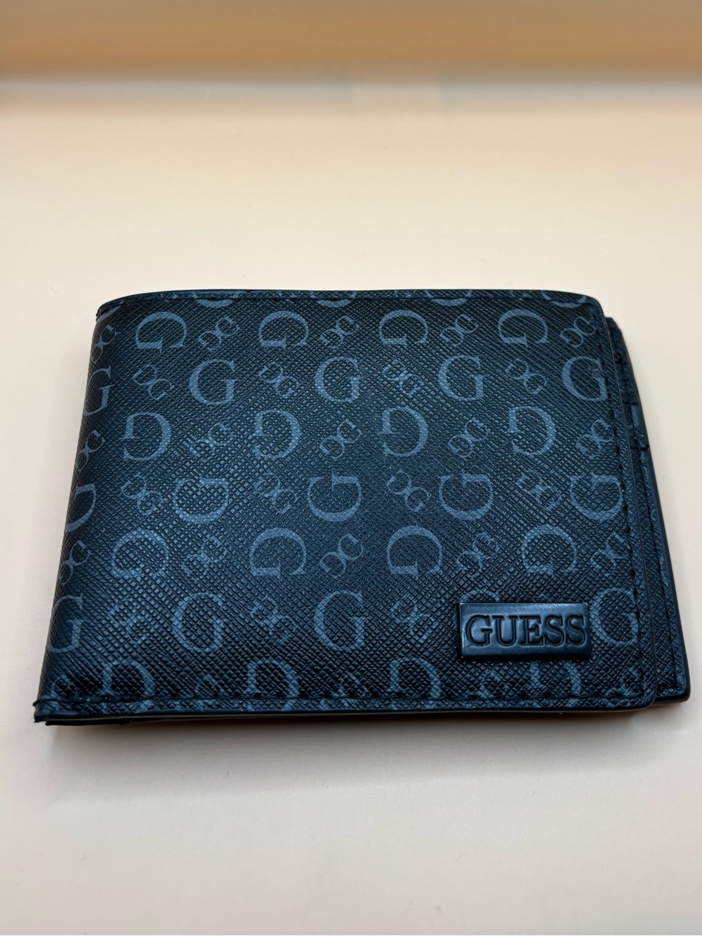 Guess Grey Leather Wallet w/ Removable Card Holder